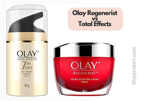 regenerist vs total effects|Olay Regenerist Ultra Rich Moisturizer VS Total Effects 7inOne .